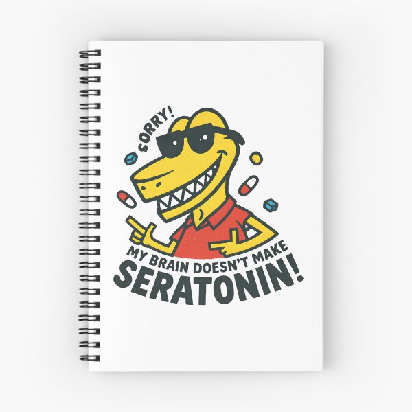 Item preview, Dinosaur Serotonin Mental Health designed and sold by HBDStudio.