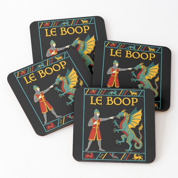 Item preview, Le Boop Medieval Knight Dragon Fantasy Humor designed and sold by Mdcazeem.
