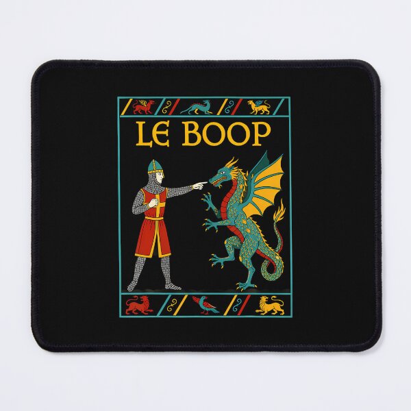 Item preview, Le Boop Medieval Knight Dragon Fantasy Humor designed and sold by Mdcazeem.