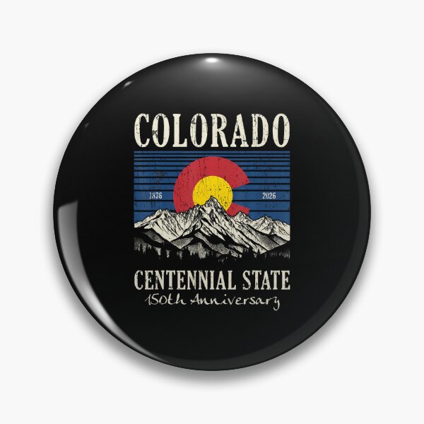 Item preview, Colorado 150Th Anniversary, Centennial State 1876 2026 designed and sold by Mdcazeem.