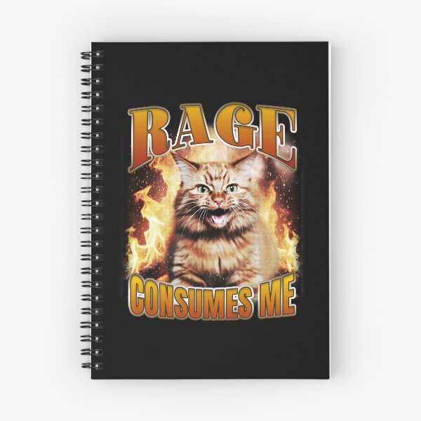 Item preview, Rage Consumes Me Cat Saying designed and sold by bngfx.