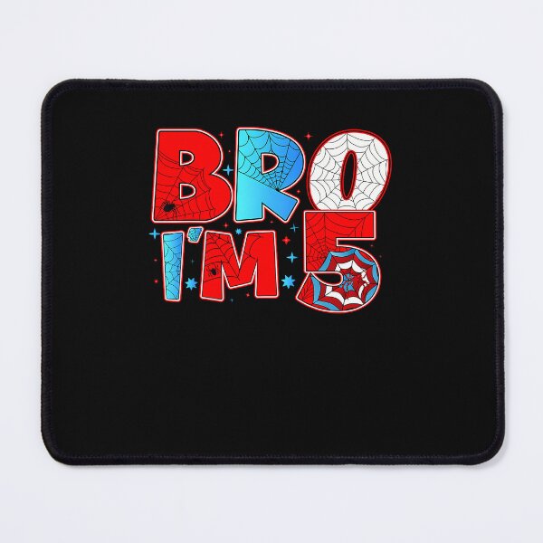 Item preview, Bro Im 5 Spider Theme Party Birthday Boy 5Th Years Old Kids designed and sold by Mdcazeem.