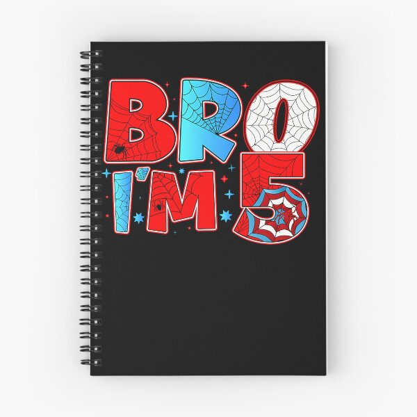Item preview, Bro Im 5 Spider Theme Party Birthday Boy 5Th Years Old Kids designed and sold by Mdcazeem.
