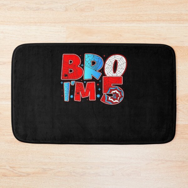 Item preview, Bro Im 5 Spider Theme Party Birthday Boy 5Th Years Old Kids designed and sold by Mdcazeem.