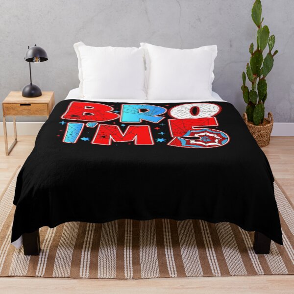 Item preview, Bro Im 5 Spider Theme Party Birthday Boy 5Th Years Old Kids designed and sold by Mdcazeem.