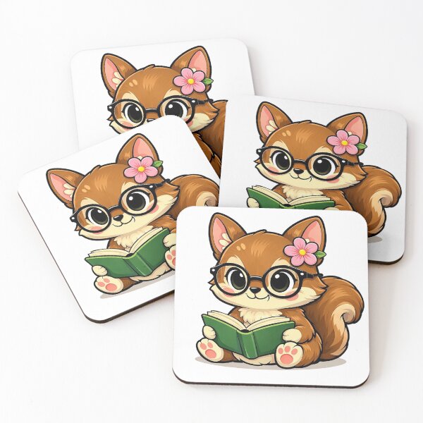 Item preview, Cute Academic Squirrel Reading a Book designed and sold by Momma'SanityDesign.