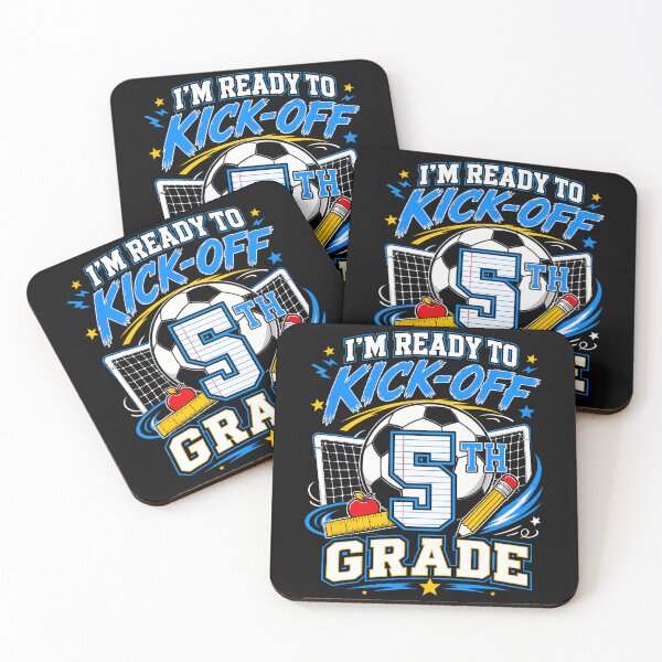 Item preview, I'm Ready To Kick-Off 5Th Grade Back To School Soccer Kids designed and sold by Mdcazeem.