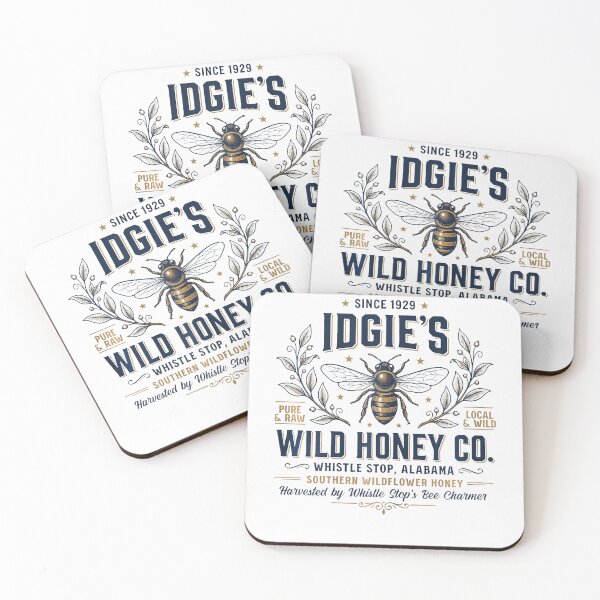 Item preview, Idgies Wild Honey Co Whistle Stop Alabama Vintage Bee designed and sold by Mdcazeem.