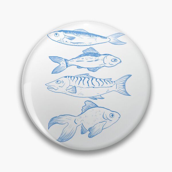 Item preview, Blue Fish designed and sold by HoneyAndBerries.