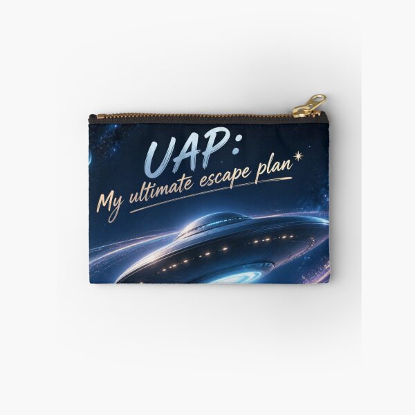 Item preview, UAP My Ultimate Escape Plan Funny UFO Alien Art designed and sold by Marcin Dabski.