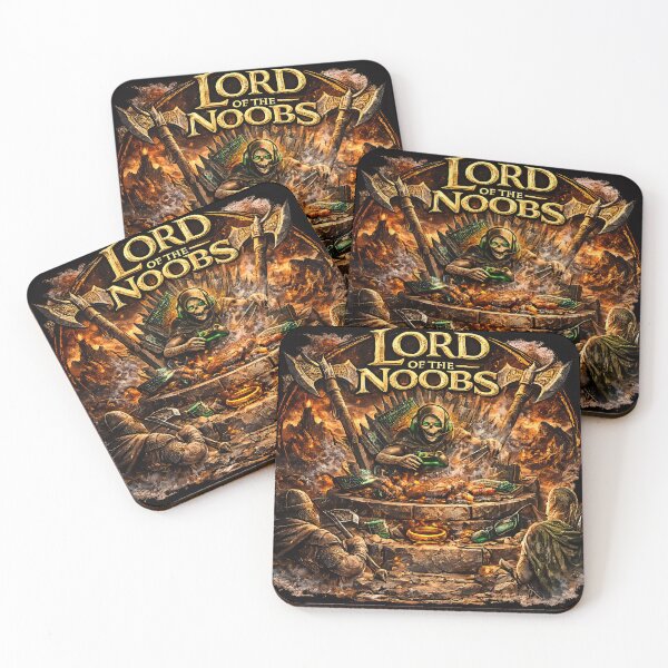Item preview, Lord of the Noobs rings designed and sold by aventi24.