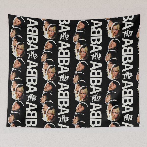 Item preview, ABBA Vintage 70s Pop Music Band Graphic designed and sold by Balggonech.