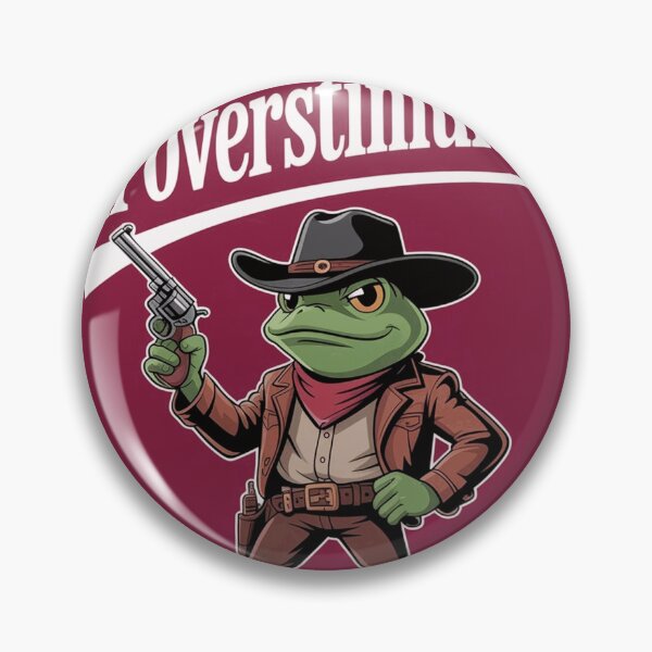 Item preview, Hold On Partner I’m Overstimulated Cowboy Frog designed and sold by CorwinHadley56.