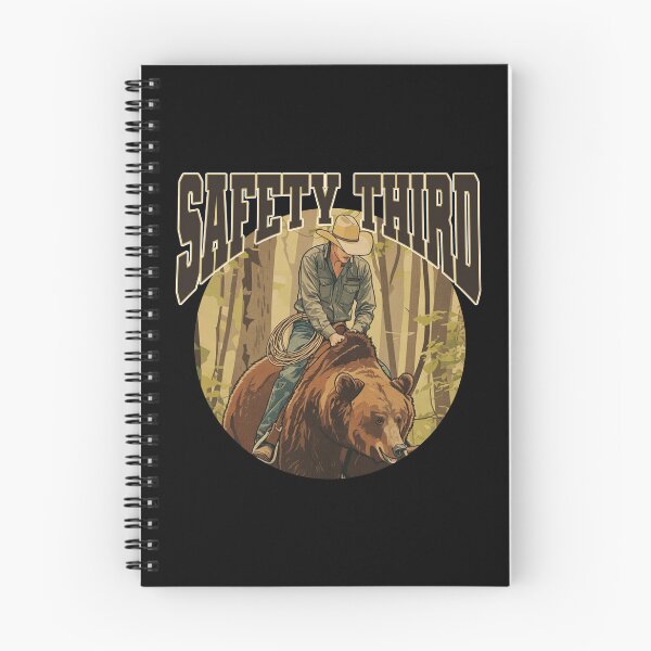 Item preview, Safety Third Bear Rodeo Cowboy Wild West Joke designed and sold by bngfx.
