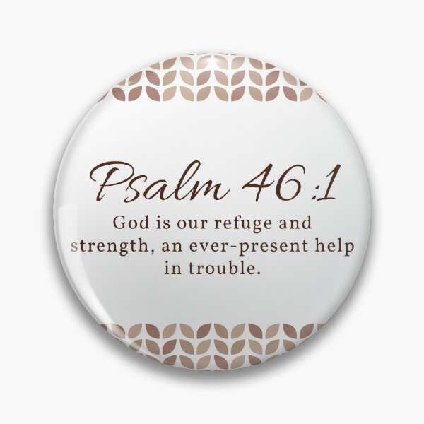 Item preview, Psalm 46:1 - Bible verse designed and sold by MoriaStore.