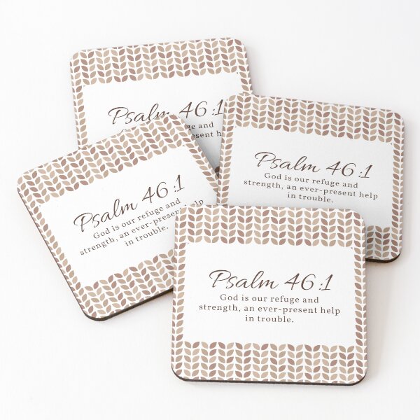 Item preview, Psalm 46:1 - Bible verse designed and sold by MoriaStore.