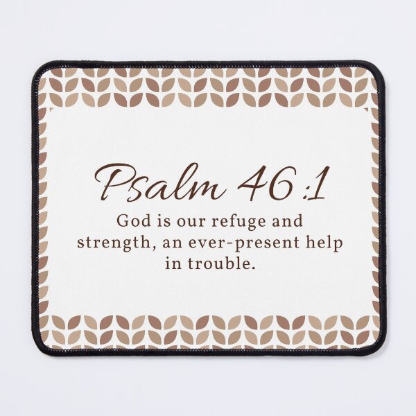 Item preview, Psalm 46:1 - Bible verse designed and sold by MoriaStore.