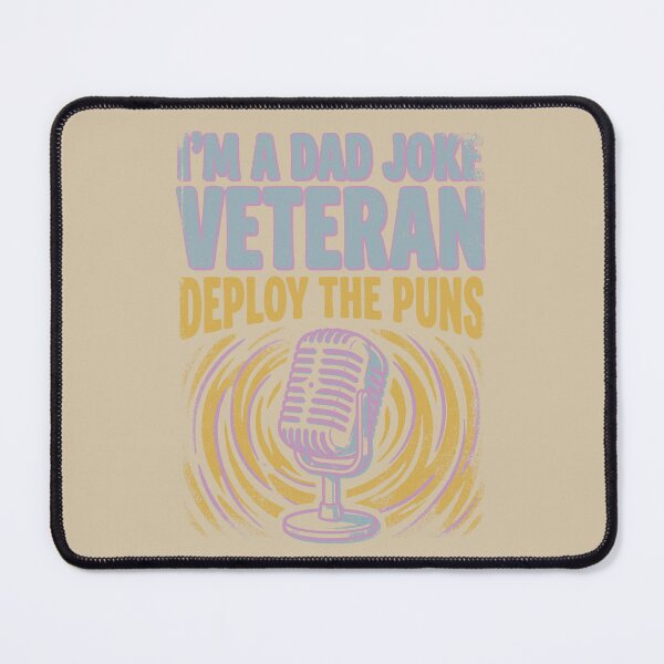 Item preview, I'm A Dad Joke Veteran - Funny Retro Vintage Father's Day Gift designed and sold by LockjowArt.