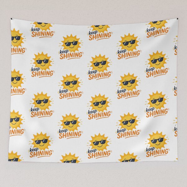 Item preview, ​Keep Shining Happy Sun Graphic designed and sold by Cerys-GS.