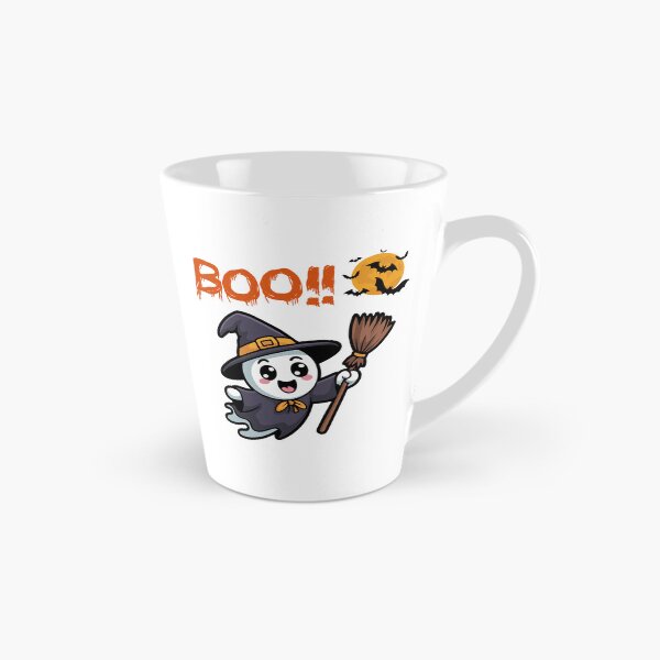 Item preview, Cute Witch Ghost Boo Halloween Kawaii Design designed and sold by     Sela Art .