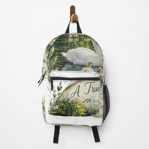 Item preview, A True Love Story | Swan Family Wildlife Art | Original Nature Painting designed and sold by Whiskered Garden Studio.