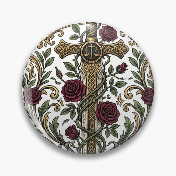 Item preview, Fight For Those Without Your Privilege - Gothic Sword & Roses designed and sold by BumbleBloom7.