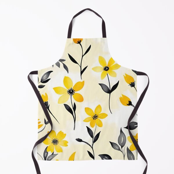 Item preview, Yellow Wildflower Pattern | Modern Botanical Floral Design designed and sold by Vileprint.