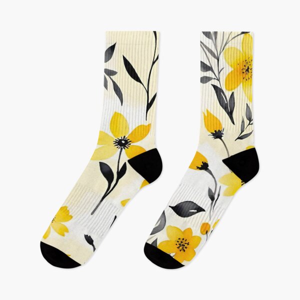 Item preview, Yellow Wildflower Pattern | Modern Botanical Floral Design designed and sold by Vileprint.