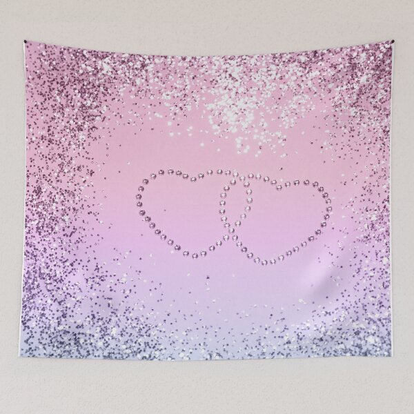 Item preview, Unicorn Girls Hearts #2 (Foto solo con brillantina, no reflectante) designed and sold by Anita's & Bella's Art.