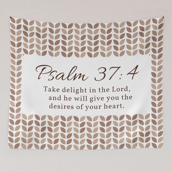 Item preview, Psalm 37:4 - Bible verse designed and sold by MoriaStore.