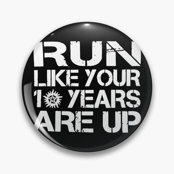 Item preview, Run Like Your 10 Years Are Up Distressed Typography designed and sold by akahyunia.