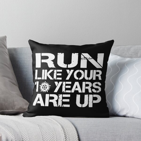 Item preview, Run Like Your 10 Years Are Up Distressed Typography designed and sold by akahyunia.
