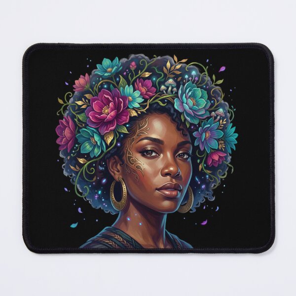 Item preview, Whimsical Afrofuturism Black Fae designed and sold by BlessedBlackBeautiful.