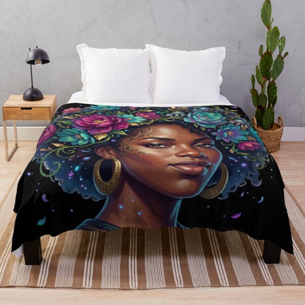 Item preview, Whimsical Afrofuturism Black Fae designed and sold by BlessedBlackBeautiful.