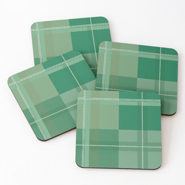 Item preview, Emerald and Mint Green Tartan Plaid Pattern designed and sold by Momoko-Hikaru.