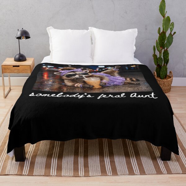 Item preview, Somebody's Feral Aunt Raccoon Coffee Sarcastic Animal Humor designed and sold by Mdcazeem.