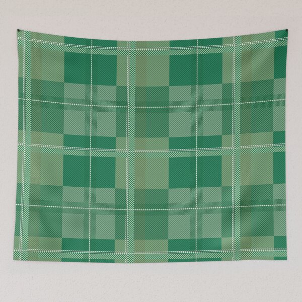 Item preview, Emerald and Mint Green Tartan Plaid Pattern designed and sold by Momoko-Hikaru.