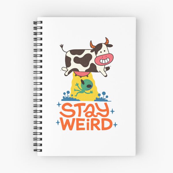 Item preview, Stay Weird Cow Alien designed and sold by HBDStudio.
