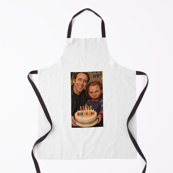 Item preview, Nicolas cage chucky horror movie film happy birthday funny meme memes parody designed and sold by CheeseBlueprint.