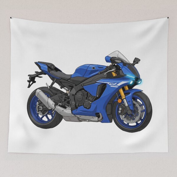 Item preview, yamaha motorcycle R1 art designed and sold by sketchjuny.