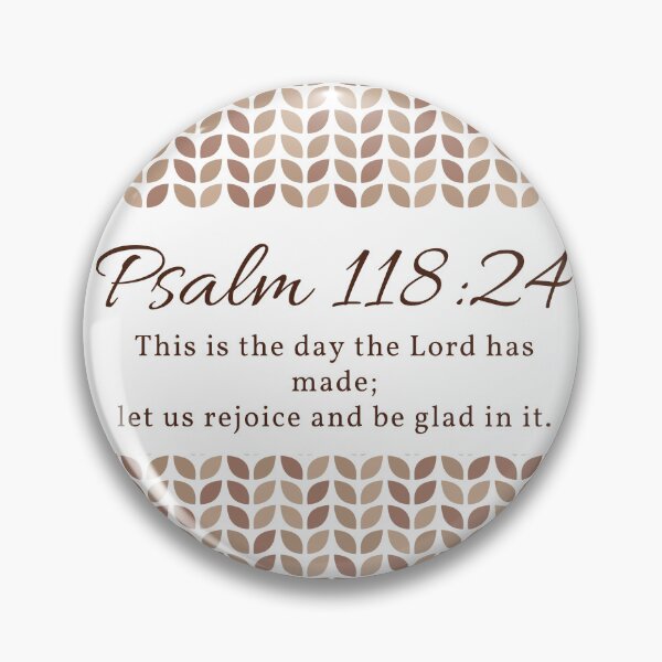 Item preview, Psalm 118:24 - Bible verse designed and sold by MoriaStore.