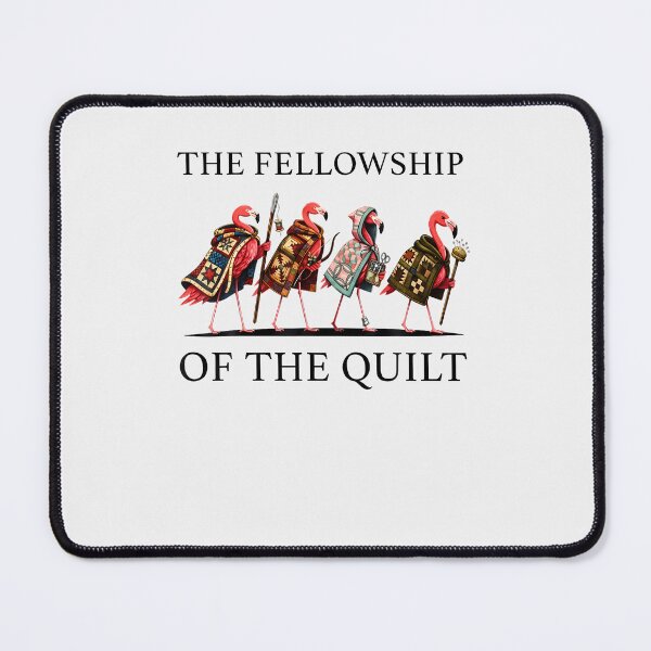 Item preview, The Fellowship Of The Quilt Flamingo Patchwork Quilter Craft designed and sold by Mdcazeem.