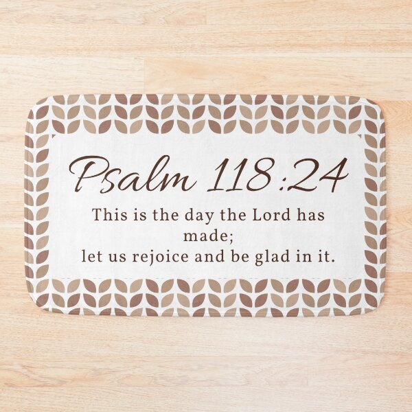 Item preview, Psalm 118:24 - Bible verse designed and sold by MoriaStore.