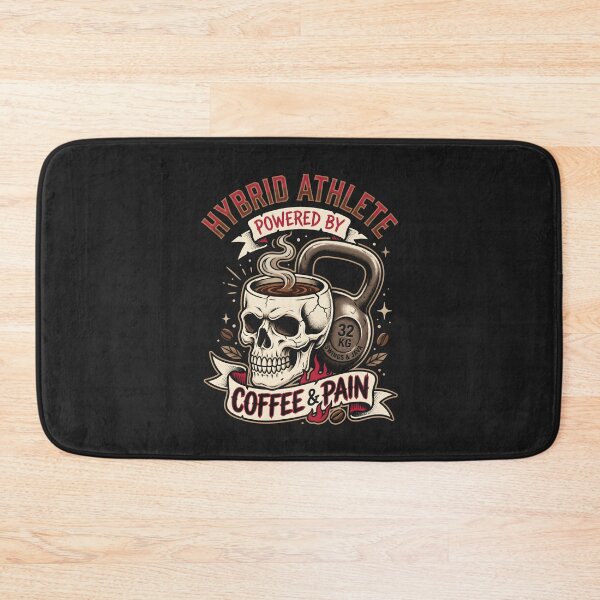 Item preview, Hybrid Athlete Fitness Skull Kettlebell Workout Merch designed and sold by SplashTastic.