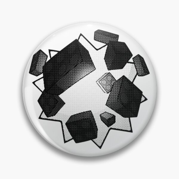 Item preview, Block Game Bloxxer Explosion Classic Black and White Comic Manga Effect designed and sold by CaribbeanClown.