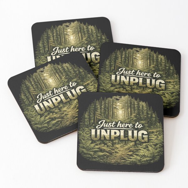 Item preview, Just Here to Unplug designed and sold by ttuniques.