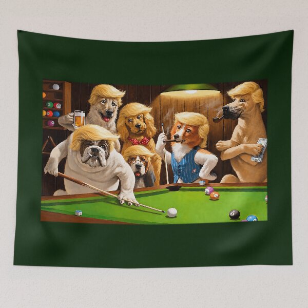 Item preview, Trump Dogs Pool Game designed and sold by TeeCodes.