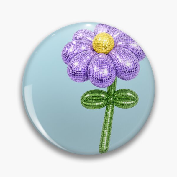 Item preview, Purple Disco Balloon Flower designed and sold by Ellie Dyer.