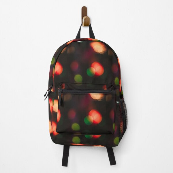 Item preview, Abstract Dark Bokeh Lights with Warm Red and Emerald Green Glow designed and sold by NorthWild.