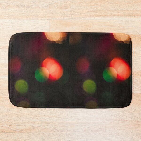 Item preview, Abstract Dark Bokeh Lights with Warm Red and Emerald Green Glow designed and sold by NorthWild.